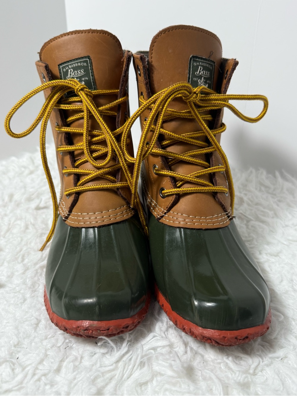 G.H. Bass Harlequin F16 Waterproof Duck Boots | Women’s Size 7M